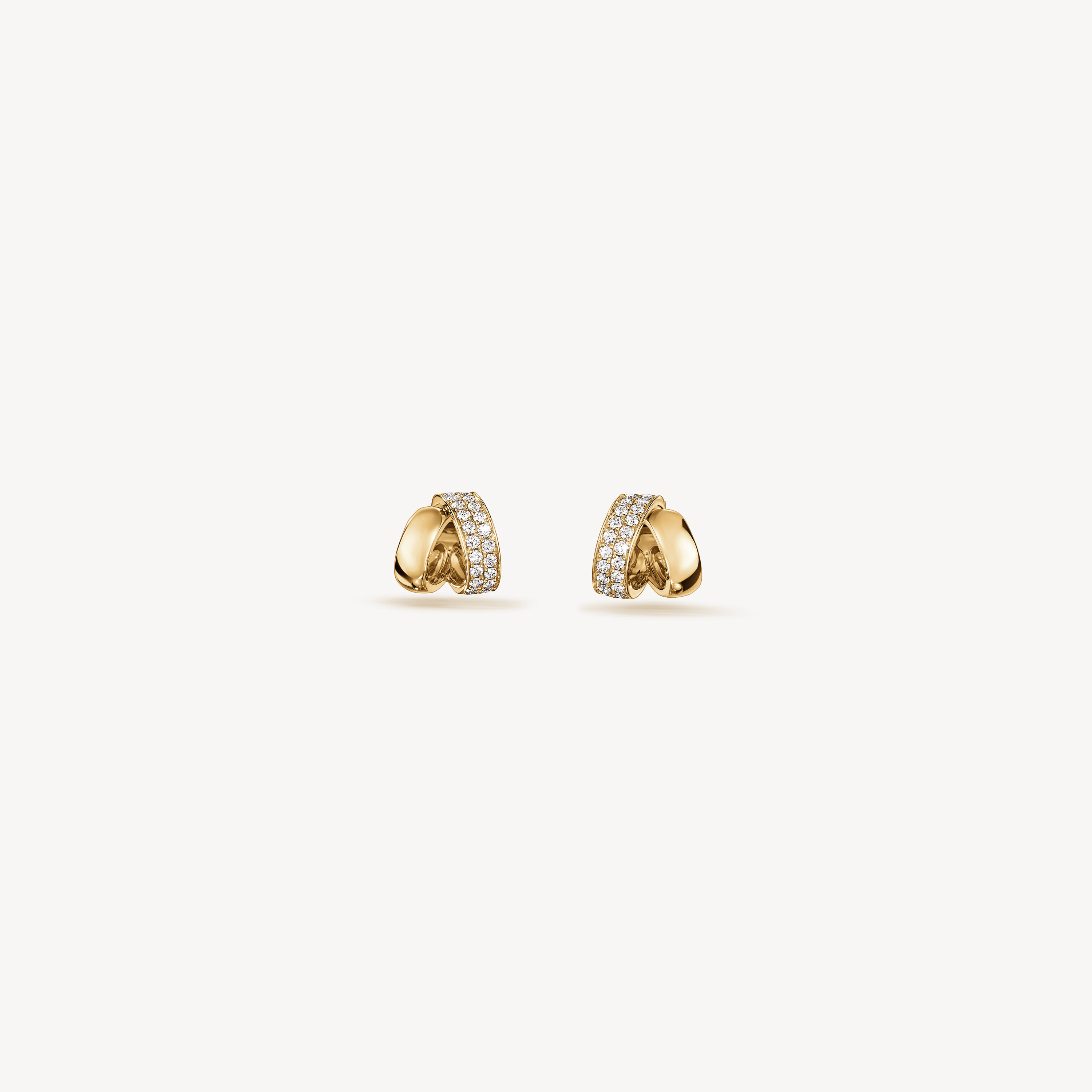 INSIDE/OUT Diamond Flip Earrings - Small, 18K Yellow Gold, large