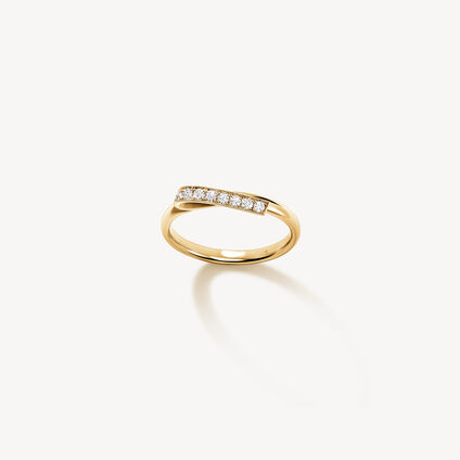 INSIDE/OUT Diamond Ring, 18K Yellow Gold INSIDE/OUT Diamond Ring, 18K Yellow Gold, large