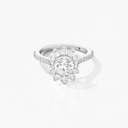 Behati Say It Your Way 订婚钻戒, 铂金, large