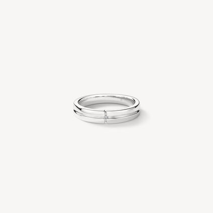 Believe Wedding Band, 18K Rose Gold, large