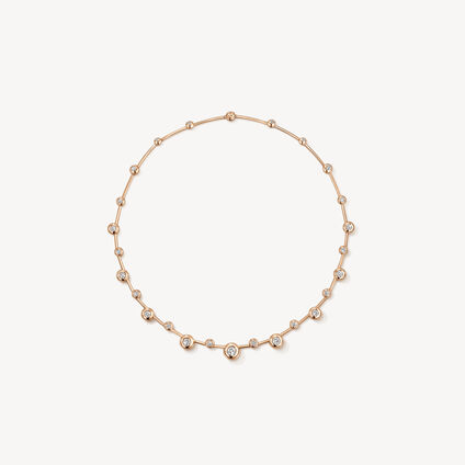 DREAM Floating 钻石项链, 18K 玫瑰金, large