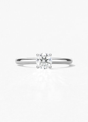Vela Solitaire Ring, Platinum Vela Solitaire Ring, Platinum, large