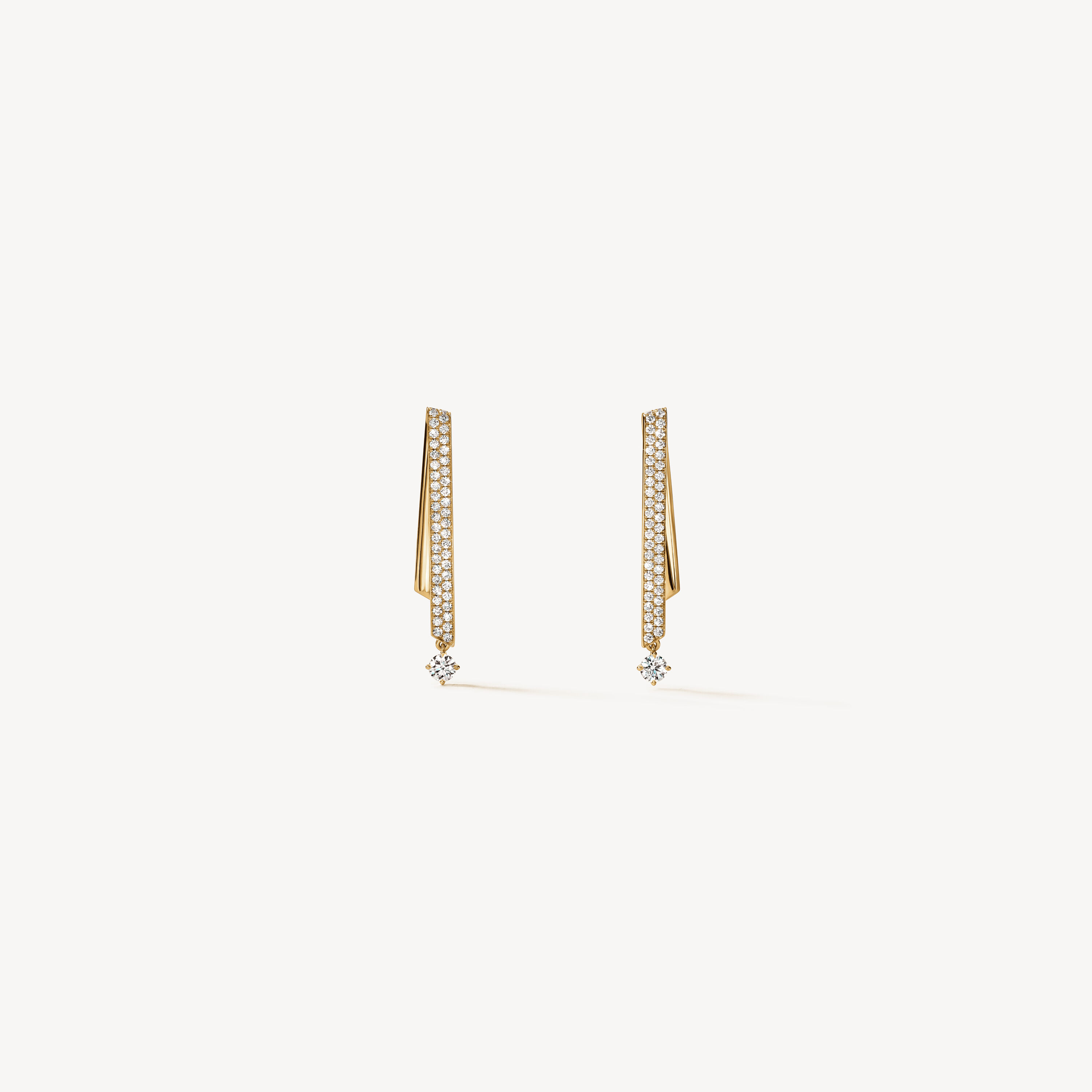 INSIDE/OUT Stiletto Flip 钻石耳环, 18K 黄金, large