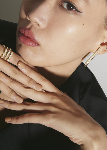 INSIDE/OUT Diamond Flip Ear Cuff, 18K Yellow Gold INSIDE/OUT Diamond Flip Ear Cuff, 18K Yellow Gold, large