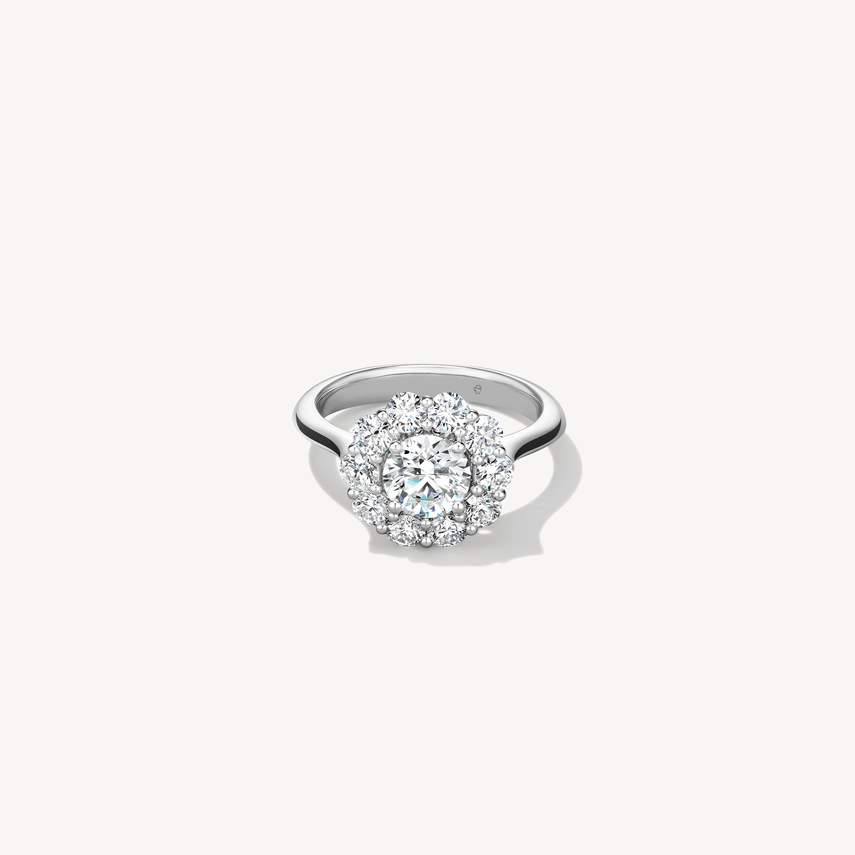 Beloved Engagement Ring, Platinum, large