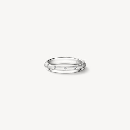 LOVE Satin Finish 结婚对戒, 铂金 LOVE Satin Finish 结婚对戒, 铂金, large