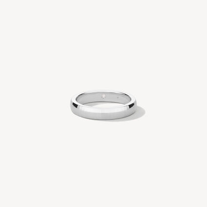 Mirror Wedding Band, , large