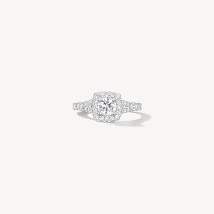 Acclaim Engagement Ring, Platinum, large