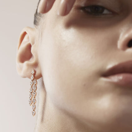 Aerial Double Dewdrop Stiletto Earrings, , large