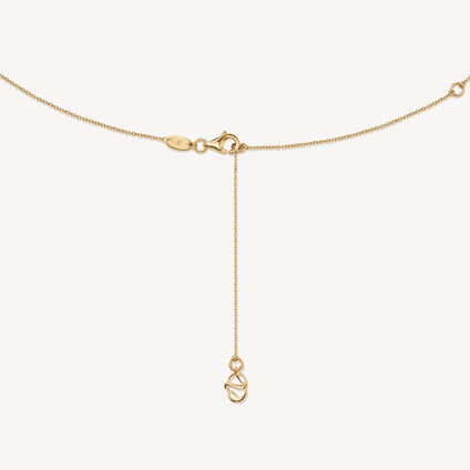 BARRE Floating 迷你钻石项链, 18K 黄金, large