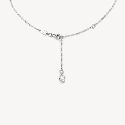 Aerial Open Sunburst Enhancer 钻石项链, 18K 白金 Aerial Open Sunburst Enhancer 钻石项链, 18K 白金, large
