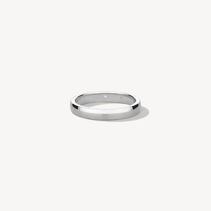 Mirror Wedding Band, , large