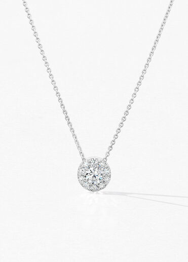 Fulfillment Pendant Necklace, 18K White Gold Fulfillment Pendant Necklace, 18K White Gold, large