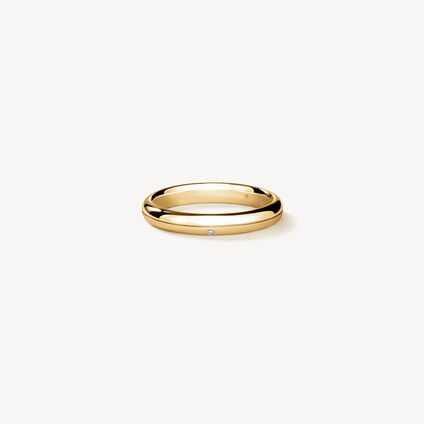 LOVE Satin Finish 结婚对戒, 18K 黄金, large
