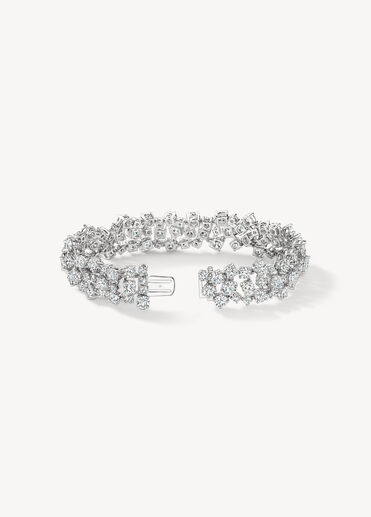 Starlight Diamond Bracelet, 18K White Gold Starlight Diamond Bracelet, 18K White Gold, large