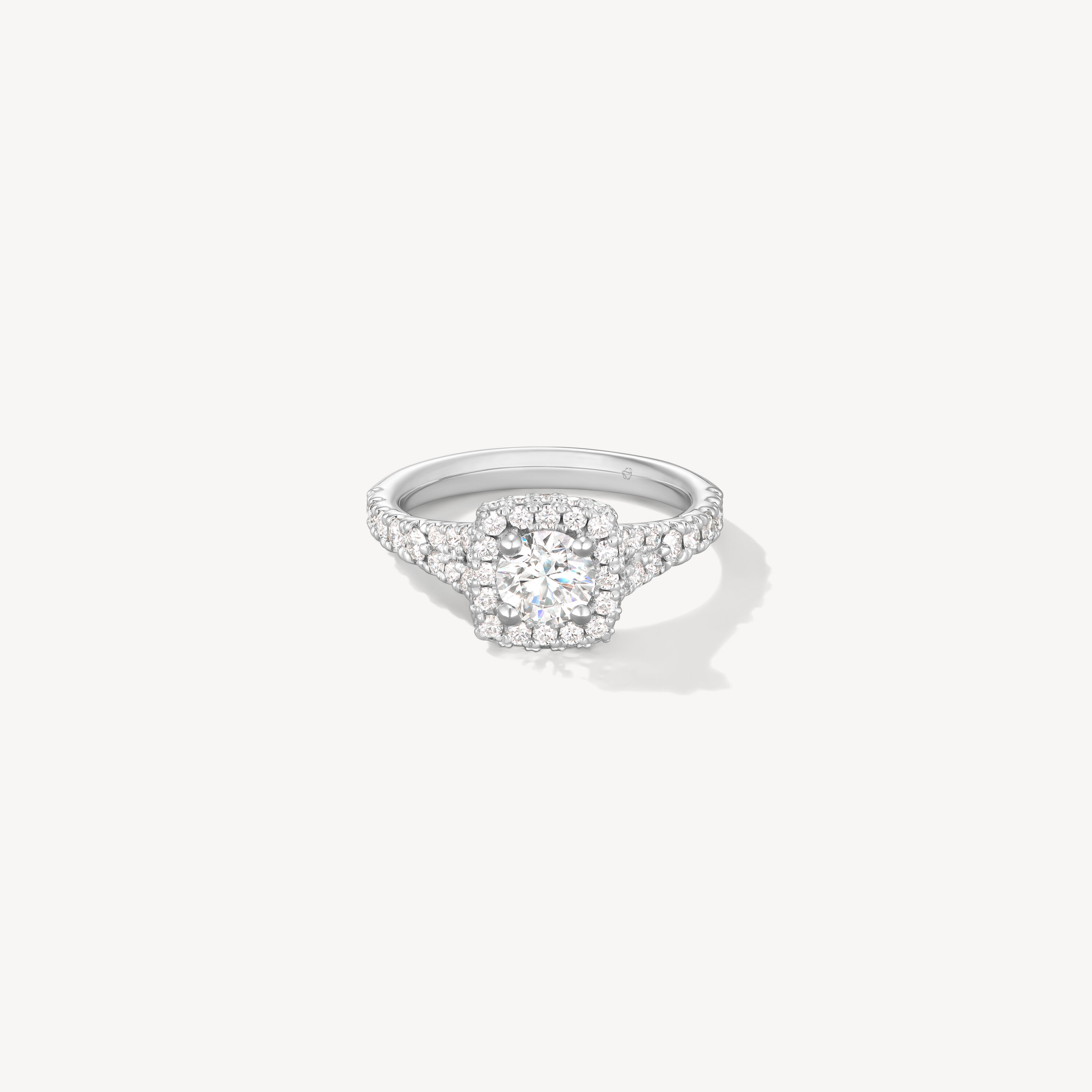 Acclaim Engagement Ring, Platinum, large