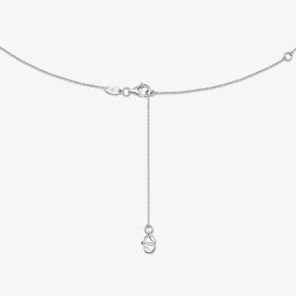 BARRE Floating 迷你钻石项链, 18K 白金, large