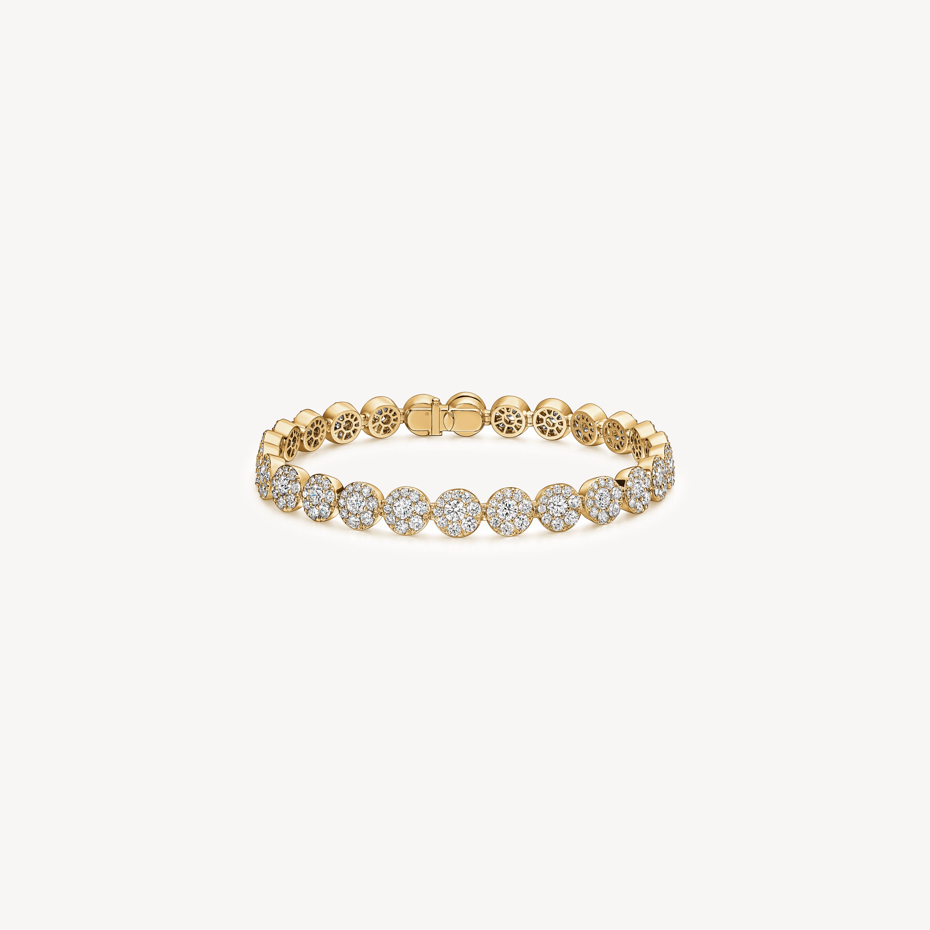 Tessa Line 钻石手链, 18K 黄金, large